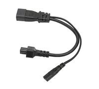 CHICIRIS IEC320 C14 a C5 C7 Cavo Adattatore di Estensione di Femmina con Design Rinforzato per Altoparlanti, Scaldabagno