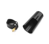 CHICIRIS Il kit di accessori per sassofono vecchio in plastica e pelle di alta qualità include il tappo del bocchino, la legatura in pelle, un ottimo sostituto per il trasporto di parti