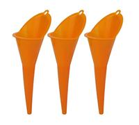 CHICIRIS Imbuto a collo lungo, set di 3 pezzi, lunghezza 28 cm con apertura superiore di 10,2 cm e apertura inferiore da 1 cm, per benzina, olio, acqua, lubrificanti, liquidi, auto