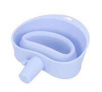 CHICIRIS Imbuto per Miscelatore per Farina, in Silicone, Pieghevole, Facile da Versare, Cottura e Compatta, per Uso in, 13 X 14 X 14,5 cm. (BLUE)