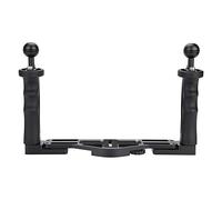 CHICIRIS Impugnatura a Doppia Maniglia della Fotocamera Comodo Opera Vassoio in Alluminio Premium per di Alloggiamento Subacqueo Accessorio 2 Pcs Vassoio di Connessione Ideale per la Fotografia