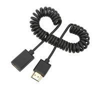CHICIRIS Interfaccia Multimediale HD MASCHIO ALLA TRASSISSIONE DI TRASMISSIONE EFFICIMENTO PER VISUALIZZAZIONE TV COMPUT ASSPLETTO, FILO DI MOLLA TV HD PER la Casa, in Metallo in PVC