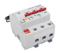 CHICIRIS Interruttore Automatico WiFi 4P, Protezione Ignifuga Integrata, Accoppiamento Multi-dispositivo, Interruttore Intelligente Anti-interferenza per il Controllo Dell'alimentazione (3P 16A)