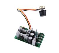 CHICIRIS Interruttore Controller Regolatore di velocità per Motore, Modulo Driver PWM 20A con Scheda velocità Regolabile, Ideale per Controller, Adatto per Progetti Fai Te