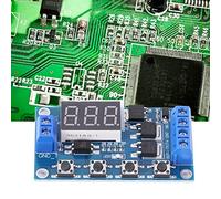 CHICIRIS Interruttore di Ritardo Timer Circuito Stampato Modulo relè di Ritardo Timer PCB 12V 24V da 5 a 36V 15A 400W Temporizzazione del Ciclo di Attivazione per il Controllo dell'automazione