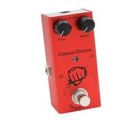 CHICIRIS IRIN EF-05 Mini Pedale Effetto per Chitarra Elettrica, Guscio in Metallo, Coro Classico, True Bypass, 3,62x2,05x1,65 Pollici, Indicatore LED, per Musicisti e Chitarristi (rosso)