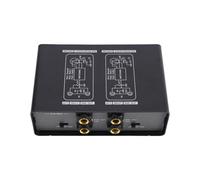 CHICIRIS Isolatore Acustico del Loop di Terra, Eliminatore di Rumore a Doppio Canale in Metallo con Regolazione del Guadagno a 3 velocità per l'esperienza Audio Domestica e in Auto