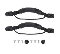 CHICIRIS Kayaks Porta Maniglia, 2 Pezzi Kayaks Montaggio Laterale Muove di Trasporto Ad Alta Resistenza ABS Comodo con Hardware di Montaggio per la Maggior Parte delle Barche Canoe