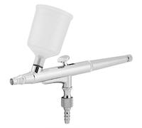 CHICIRIS Kit Aerografo a Doppia Azione Set di Pistole a Spruzzo con Tazza Durevole e di Grande capacità per Opere D'arte, Body Art, Pittura, Decorazione di Torte con Ugello da 0,3 Mm per Artisti