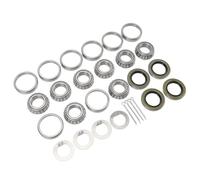 CHICIRIS Kit Cuscinetti Ruota per Rimorchio, Kit Cuscinetti Assale Rimorchio in Lega di Acciaio con L44643 e Guarnizioni Grasso 12192TB, 4 Set per Assi Barche da 1 Pollice da 2000 a 2200 Libbre