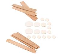 CHICIRIS Kit di Accessori per Clarinetto, Kit di Accessori per Clarinetto Chiave in Sib 17 Pezzi Cuscetti per Fori Onori 10 Fogli di Sughero Naturale