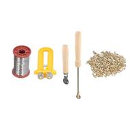 CHICIRIS Kit di Avvio per Apicoltore Tendifilo per Telaio Strumenti Durevoli in Ferro di Rame per Un Uso a Lungo Termine
