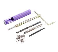 CHICIRIS Kit di Inserti per Riparazione Filettatura in Acciaio Inossidabile per Prestazioni di Connessione Migliorate per Lavori di Manutenzione e Coefficiente di Assicurazione Elevato 50 Pezzi