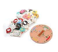 CHICIRIS Kit Didattico Sulla Rete Alimentare del Ciclo, Giocattolo Educativo Scientifico per Bambini con Figure di Animali, Set di attività Scientifiche Prescolare per Bambini Dai 3 Ai