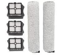 CHICIRIS Kit Filtro Efficiente per Spazzola a Rullo per Pavimenti per STEAM Lavapavimenti Cablata Prestazioni di Pulizia Morbide 2 Rulli 3 Filtri