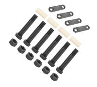 CHICIRIS Kit Grillo per Rimorchio, Affidabile, Robusto, Stabile, Kit Grillo per Sospensione Dell'asse Tandem con Boccole in Nylon e Cinghie per, per Assi con Molla a Doppio Occhio
