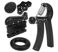 CHICIRIS Kit per Rinforzare la Presa della Mano, Set per L'allenamento | Tensione Regolabile da 5 Kg a 60 Kg, Struttura in Silicone e ABS, Supporta L'allenamento del Polso e delle per gli Atleti