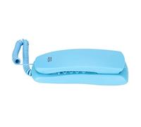 CHICIRIS KXT628 Telefono con Corda Montaggio Montaggio Desktop Office Telefono con Muto Refial Pulse Composto per la Casa di Hotel (BLUE)
