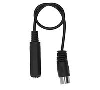 CHICIRIS La Donna da 6,35 Mm Fino a 5 Pin Cavo Adattatore MIDI Riduce L'obbligo di Distorsione e il Gioco per Altoparlanti, Materiale del Giocatore DVD: Plastica, Metallo