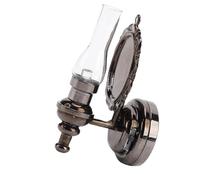 CHICIRIS Lampada da Parete della Casa delle Bambole, Luce Murale a LED in Miniatura con Design per Case per Bambole in Scala 1:12, Decorazione Ideale per Cucine e Zone Giorno (BLACK)