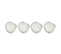 CHICIRIS Lampadina LED MR11 12LED 2W Faretto a Risparmio Energetico per Soffitti e Faretti Orizzontali Confezione da 4 (Bianco caldo)