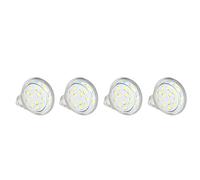 CHICIRIS Lampadina LED MR11 2W 300LM Lampadina Spot Stabile Base a Doppio Perno per Luci da Finestra, 4 Pezzi Dissipazione Rapida del Calore per Luci Paesaggistiche (Bianco freddo)