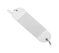 CHICIRIS Lampeggiatore da Pesca, Trampolino da Traina in Plastica con di Salto Saldato e Girella con Cuscinetto a Sfera, per la Pesca d'Acqua Dolce in Acqua Salata (White)