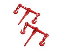 CHICIRIS Legante a Leva di Carico con Cricchetto Attrezzatura di Ancoraggio Durevole e Affidabile per un Uso Sicuro Ed Efficiente Nei Trasporti, Gancio a Catena da 2 Pezzi per Tutte le Persone