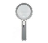 CHICIRIS Lente Ottica Ricaricabile Portatile Illuminata con Lente D'ingrandimento Portatile per la Lettura con luminosità Medio-alta