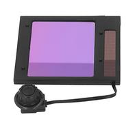 CHICIRIS Lente per Saldatura Ad Oscuramento Automatico, Filtro Solare True Color con Sensore a 4 Archi con Gamma di tonalità Regolabile 4/5-9/9-13 per la Sostituzione del Casco per