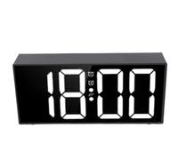 CHICIRIS Loud Alarm Clock with Bed Shaker Elegant 7.4 Inch LED Display