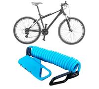 CHICIRIS Lucchetto per Cavo per Casco K2N, Cavo in Acciaio, Lucchetto Antifurto con Password con Design Retrattile per Biciclette e Bagagli (BLUE)