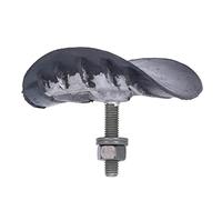 CHICIRIS Lucchetto per Cerchione Lucchetto per Cerchione in Nylon Nero e Metallo per Bici a 2 Tempi e 4 Tempi Presa Salda per Pneumatici Facile Installazione per l'uso su Piste Ciclabili Sporche