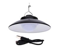CHICIRIS Luce da Campeggio a LED Sospeso, 2 modalità IPX4 Tenda a Prova d'Acqua Luce per Avventure All'aperto con Batteria da 500 mAh, ABS, PS