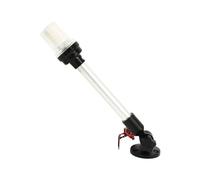 CHICIRIS Luce Poppa Barca, 30cm Bianco Caldo IP66 Pieghevole | 63 Perline LED, visibilità 3NM, Anello Sigillato, Base in Lega di Alluminio, Paralume in PC, Regolabile a 180 Gradi, per