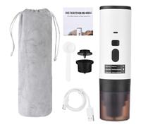 CHICIRIS Macchina da caffè Portatile Compatta Riscaldamento Wireless Ad Alta Pressione da 15 Bar con Schermo Digitale per Viaggi in Ufficio a Casa Macchina da caffè 3 in 1 per gli Amanti del