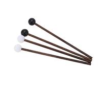 CHICIRIS Mallet in Gomma, Durevole Maniglia di Wenge a Testa di Gomma per Bambini, 16,5 Cm Parti dello Strumento a Percussione con Superficie Confortevole, Riduci L'affaticamento del