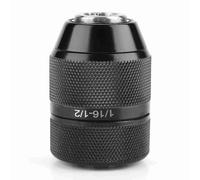 CHICIRIS Mandrino Autoserrante con Attacco 1/2 con Buona Struttura e Pratico Design della Superficie - Adatto per Trapani Elettrici ACDC, Filettatura 3/8'