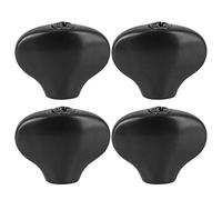 CHICIRIS Manopole per Accordatura di Chitarra e Ukulele, Piccole, a Forma di Coda di Pesce, Tappi per L'albero, Fibbia di Ricambio per la Meccanica della Chitarra. (BLACK)