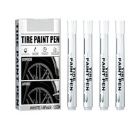 CHICIRIS Marker di Vernice per Pneumatici, Applicazione Versatile, Facile Usare, Controllo Preciso con Vernice per Pneumatici per le Lettere dei per Auto, Ideale per gli Artisti