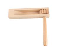 CHICIRIS Matracas Mexicane, legno di betulla ad alta durezza, sonaglio, silenziatore leggero per eventi sportivi e feste