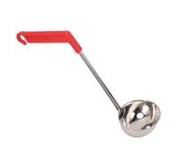 CHICIRIS Mestolo da Zuppa in Acciaio Inossidabile, Mestolo da con Manico in Plastica Resistente Al Calore, per Zuppa di Peperoncino e Pasta (180 ml)