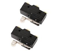 CHICIRIS Micro Interruttore di Finecorsa Micro Interruttore con Leva A Rullo in Metallo ABS 3 Terminali 15 A Coppia per EZGO TXT Medaglia 1983 1994 Sostituzione del Pedale del Freno