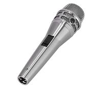 CHICIRIS Microfono a Mano, Microfono Vocale a Spina Universale 6.5 Collezione di Alta Precisione per Cantare per Interviste per Mixer per Altoparlante Amplificatore(Argento)