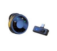 CHICIRIS Microfono in Lamiera Wireless con Tipo C, Clamp/Holder Omnidirezionale 2,4 G su Microfono per il Telefono Cellulare Trasmissione in Diretta, Distanza di Trasmissione: 30 M, sensibilità: (1