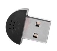 CHICIRIS Microfono per linguaggio portatile con alta sensibilità USB Studio per computer -pc, riduzione del rumore -adattatore microfono per laptop Skype/, spina e gioco (Black)