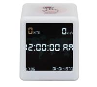 CHICIRIS Minatore della Lotteria Bitcoin, Minatore Singolo con velocità di Hash WiFi Bluetooth 1060kH/s con Visualizzazione dell'umidità della Temperatura Meteorologica, per la modalità (WHITE)