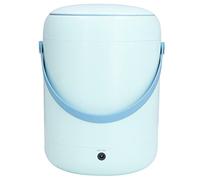 CHICIRIS Mini Lavatrice Portatile, Lavatrice da Campeggio, 3 Litri Lavatrice Manuale per Biancheria Intima, Mini Lavatrice Pulita con Luce Blu EU 100-240V Design a Prova di Schizzi(Blu)