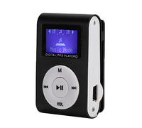 CHICIRIS Mini Lettore MP3, Lettore Musicale Portatile con, Espansione da 32 GB, Display LCD Leggero, 5 Ore di Gioco, Mini Schermo, Slot per Schede di Memoria (BLACK)