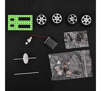 CHICIRIS Mini Modello di Auto Solare per Bambini Giocattolo di Assemblaggio | Giocattolo Educativo, Dai 14 Anni in su, Materiale ABS Resistente, Nessuna Batteria Necessaria, Alimentazione Solare,